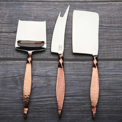INOX ARTISANS Twisted Urban Cheese Knife 3 Pc. Set