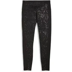 PUMA Damen Tight INTERGALACTIC HW 7/8 TIGHT, Größe L in Schwarz Schwarz
