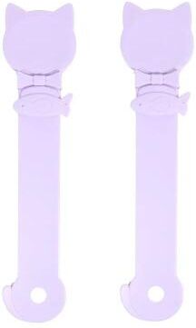 Uplift Picks Mess Free Cat Treat Spoon Feeder For Lickable Treats purple (2 Pcs)