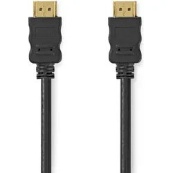 NEDIS HighSpeed HDMI-Kabel 4K 3D Ethernet St-St vergoldet 3m sw