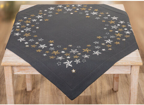 Stickmitteldecke "Sternenhimmel"
