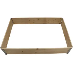 Siena Garden Hochbeet stapelbar, 120 x 80 x 19,5 cm, natur