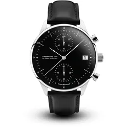 ABOUT VINTAGE - 1844 CHRONOGRAPH - steel - black / 41 MM