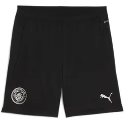 PUMA Herren Shorts MCFC Training Shorts w/ pockets, Größe M in Schwarz Schwarz