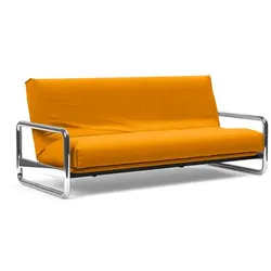 INNOVATION LIVING Schlafsofa Lomira Stoff Burned Curry