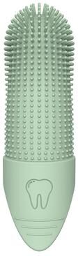 Happy Pet Pantry 360 Silicone Finger Dog Toothbrush For Gentle Pet Dental Care green