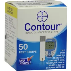 CONTOUR Sensoren Teststreifen 50 St Teststreifen