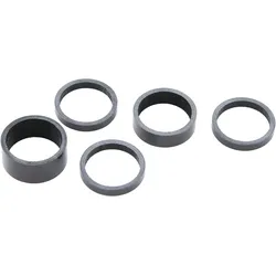 CONTEC Spacer-Set 1 1/8 Zoll Carbon schwarz