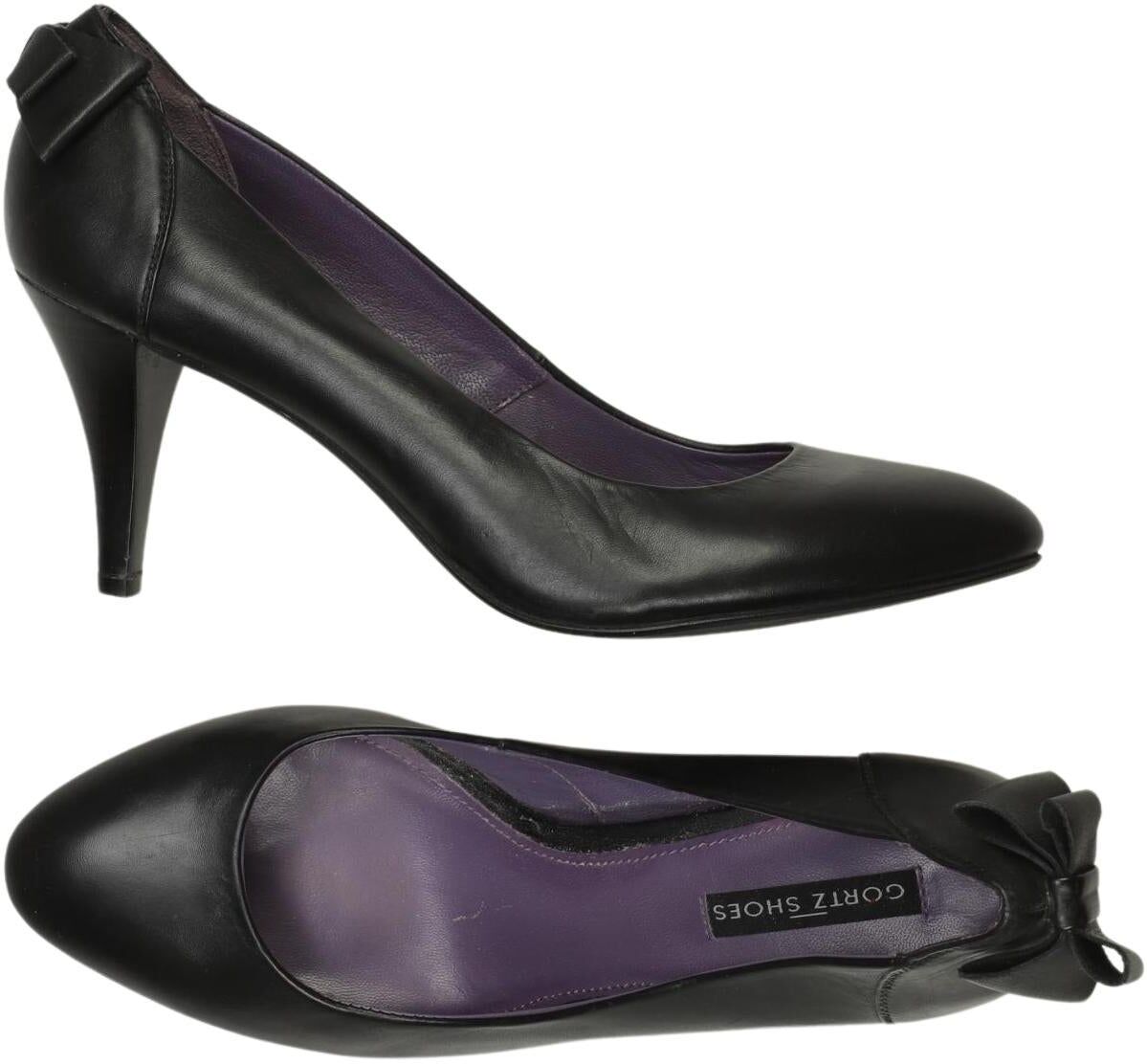Goertz Schuhe Damen Pumps, Schwarz, Gr. EU 41, Leder - Second Hand