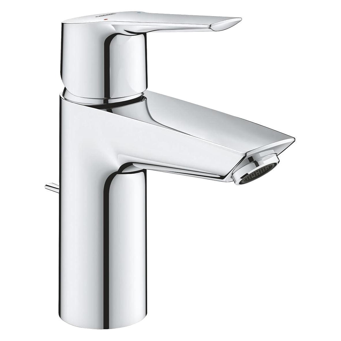 Grohe Start QuickFix Lavaboarmatur, Zugstange-Ablauf, S-Size, Chrom (24209002)