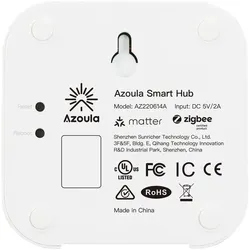 Sunricher HomeKit Matter Zigbee Smart Home Zentrale, Smart Home Hub, Weiss