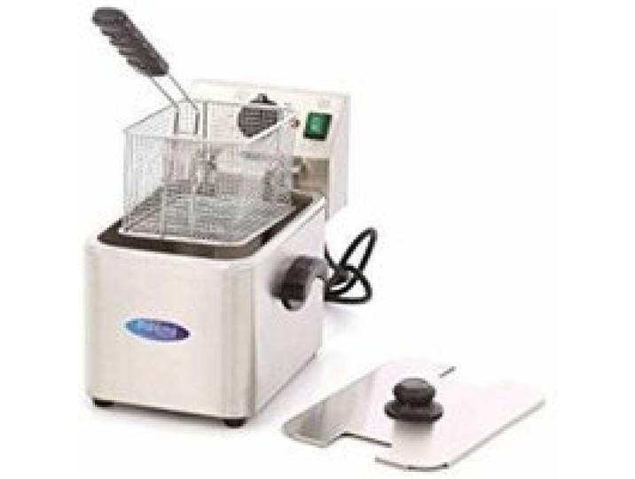 Friteuse professionnelle 4 L inox – 2500 W 1 panier thermostat 0–190°C