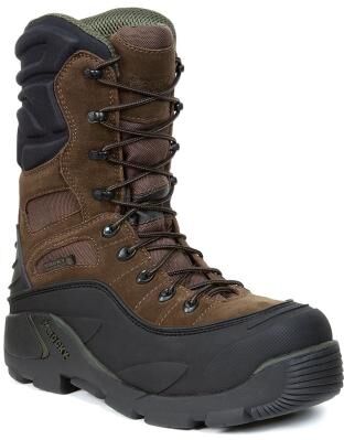 Rocky Blizzard Stalker (Men's) Work in Olive Brown, Size 14 M, Leather