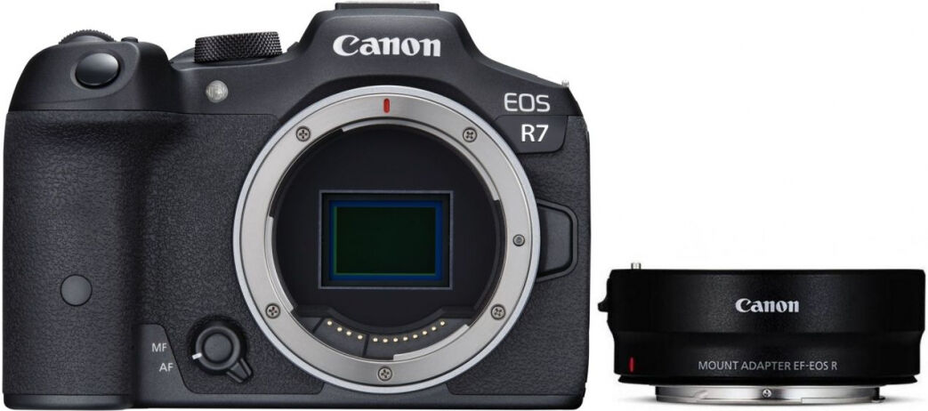 EOS R7 Gehäuse inkl. EF-EOS R Adapter  Dealpreis + Objektivadapter EF-EOS R Canon RF-S