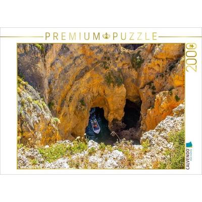 CALVENDO Puzzle Felslandschaft der Ponta da Piedade in Lagos | 2000 Teile Lege-Größe 90 × 67 cm Foto-Puzzle für glückliche Stunden, von , Calvendo