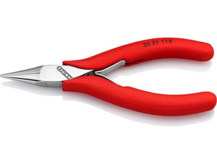 KNIPEX Elektronica-grijptang met doorgestoken scharnier, 35 21 115