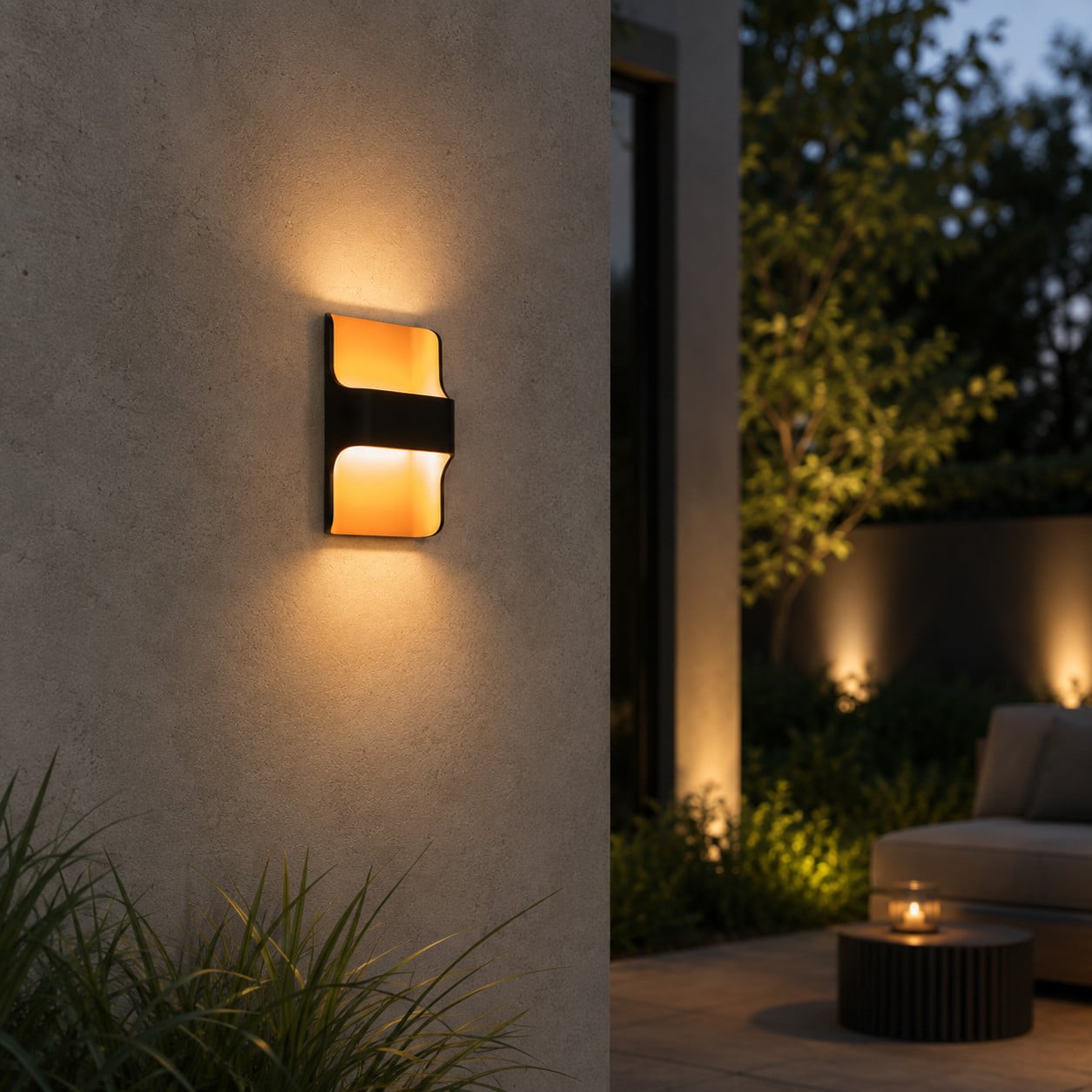 Artdelight Wandlamp Dallas Design - Zwart met Goud/Messing