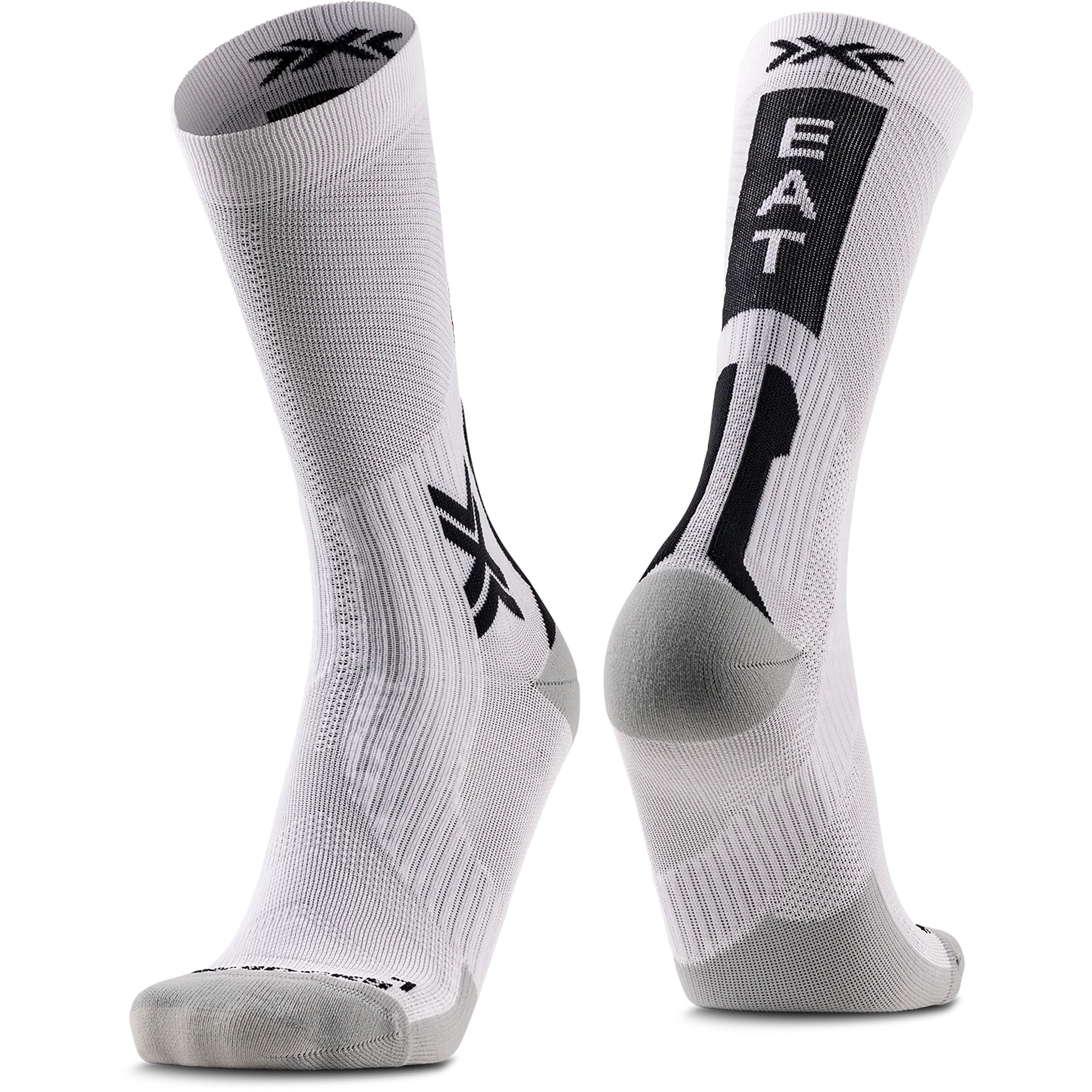X-Bionic Bike Perform Crew Fahrradsocken grau Größe 45 Rennrad | Gravel Elastisch