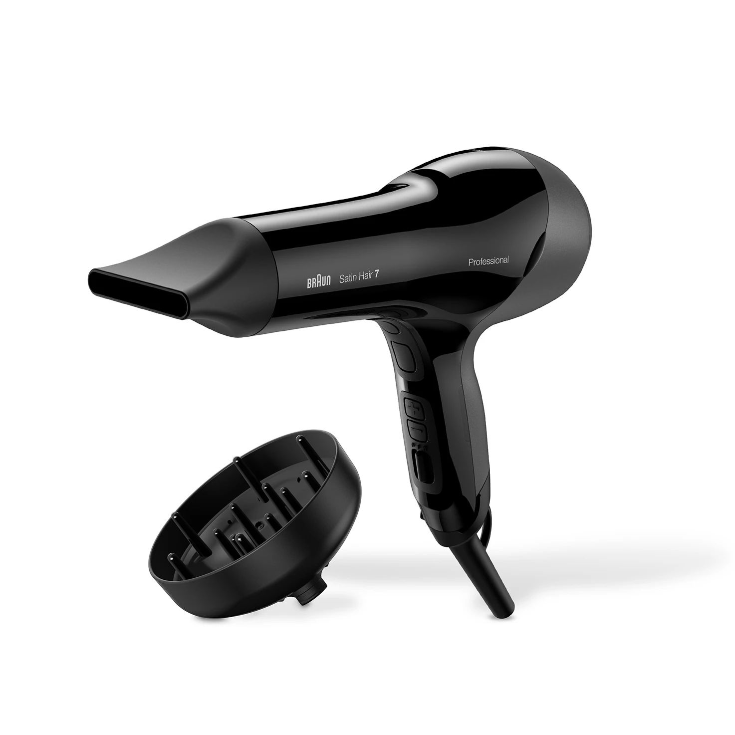 Braun HD785 Satin Hair 7 Haartrockner 2000 W (Schwarz) BRHD785E
