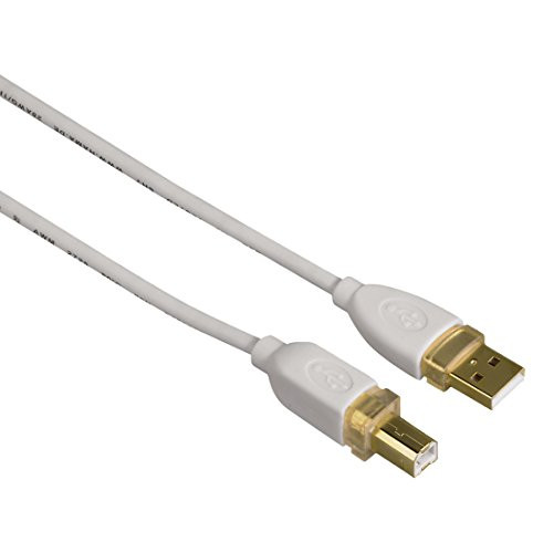 Hama USB-A aansluitkabel, 3 m, wit