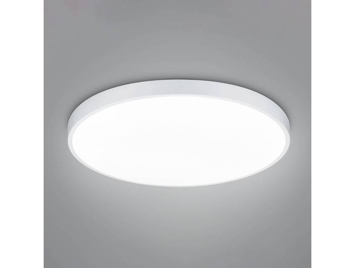 Trio Lighting LED Deckenleuchte Waco, dimmbar, weiß / opal, für Wohn- / Esszimmer, Metall