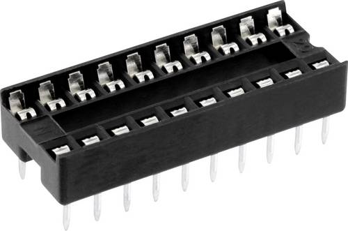 Econ Connect ICFG18 ICF18 IC-Fassung Rastermaß: 7.62mm Polzahl: 18