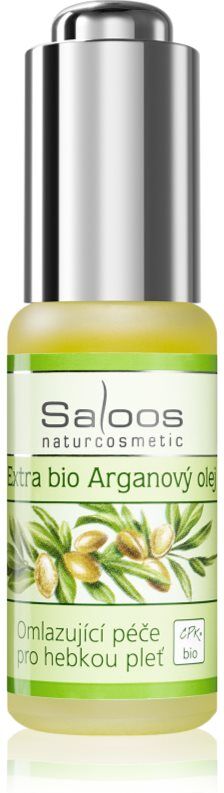 Saloos Cold Pressed Oils Extra Bio Argan huile d'argan bio effet rajeunissant 20 ml