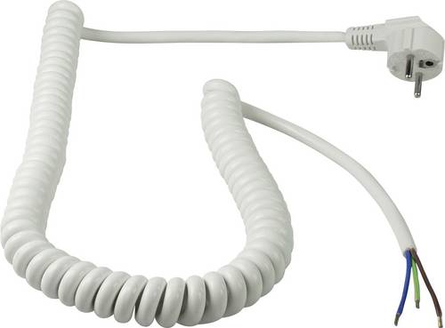 AS Schwabe 70423 Strom Anschlusskabel Weiß 1m