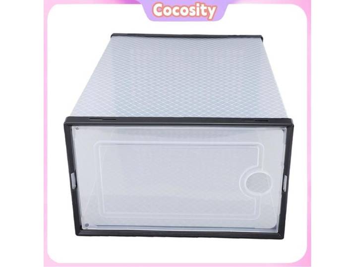 Cocosity bac de rangement de chaussures Cocosity Boîte à chaussures Paquet de 12 boîtes à chaussures en plastique meuble boite