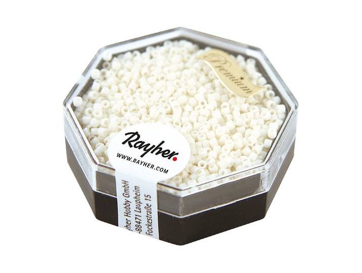 Rayher Delica Rocailles Matt Opak ⌀ 1.6 mm