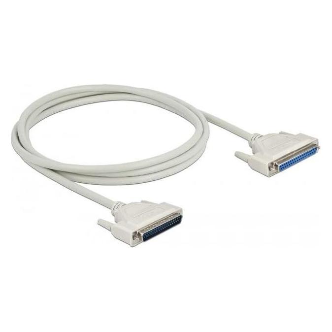 Delock Serielles Kabel D-Sub 37 Stecker zu Buchse 2 m (2 m, VGA) (86883)