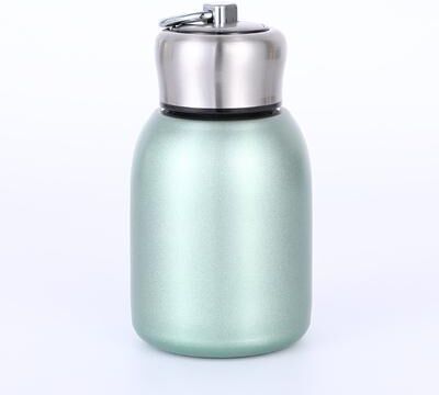 ModernMart Mini Portable Thermos Flask Compact Insulated Travel Cup Small Capacity Bottle green