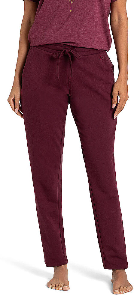 SPIRIT OF OM Damen Yogahose Joy dunkelrot   XS W