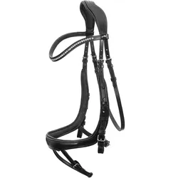Trense SP Equitus Beta Anatomic Line black/silver VB