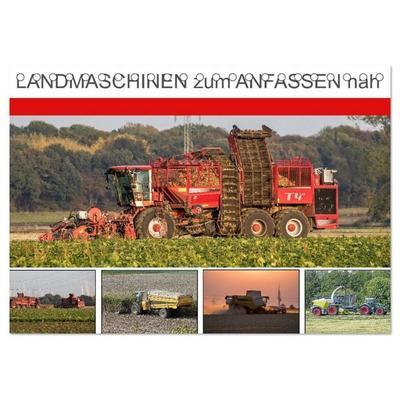 Landmaschinen zum Anfassen nah (Tischkalender 2026 DIN A5 quer), CALVENDO Monatskalender