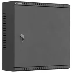 Lanberg Szafa SZAFA INSTALACYJNA TPR 10" Z PŁYTĄ MESH 400X400X140 CZARNA (ZŁOŻONA) (2 HE, 10 Zoll Rack), Serverschrank, Schwarz