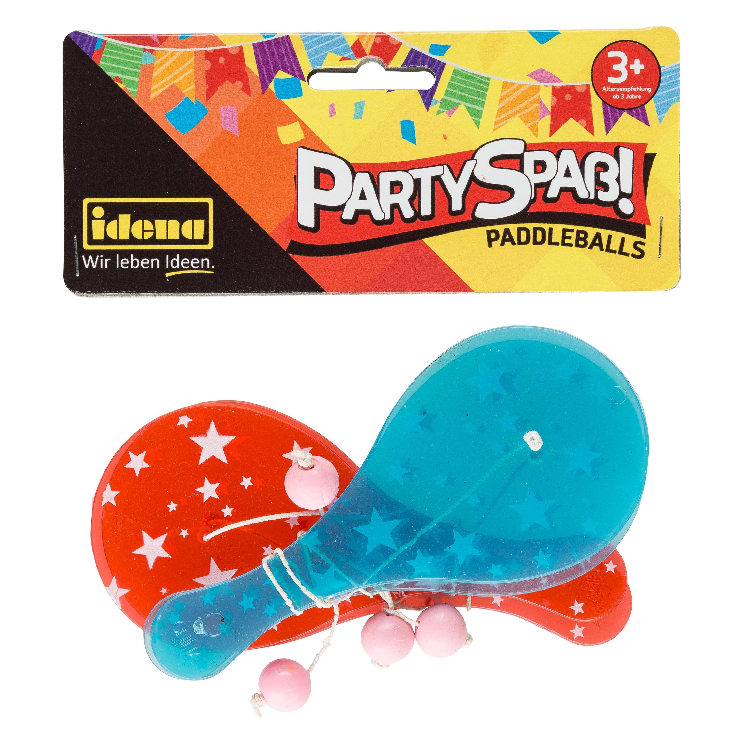 Idena Partyspass Paddleballs 4 Stück (22692262)