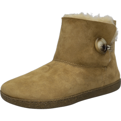 Barfußschuh JOSEF SEIBEL "Jill 06", Damen, Gr. 38, beige (natur), Veloursleder, Schuhe Barfußschuh, Schlupfboots in Weite G (=weit)