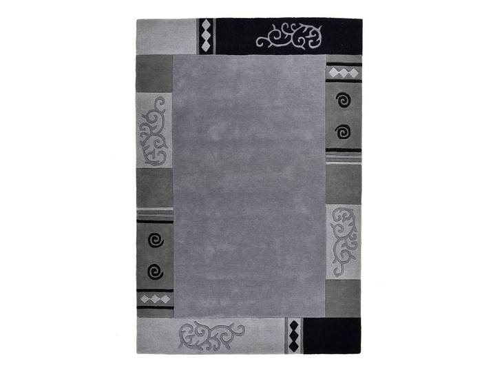 Wollteppich Ambadi Grau/Grau 60 x 90cm Wolle