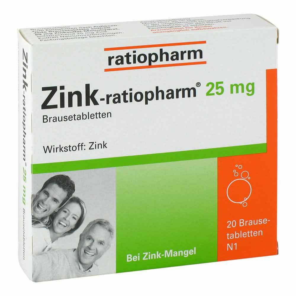 ratiopharm GmbH Zink-ratiopharm 25mg 00813252