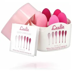 Leslie, Beckenbodentrainer, Kegel Fit Pelvic Muscle Training Set 6-teilig (110 Gramm, 50 Gramm, 80 Gramm, 95 Gramm)