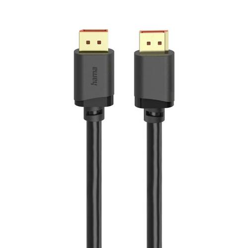 Hama DisplayPort Anschlusskabel DisplayPort Stecker 2 m Schwarz 00202032 16K UHD DisplayPort-Kabel