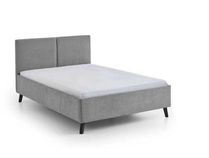 Meise Möbel Piano Polsterbett schwarze Holzfuß