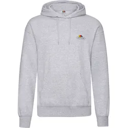 Fruit of the Loom Fruit of the Loom Kapuzen-Sweat mit kleinem kleinem Vintage-Logo, graumeliert - Vintage-Logo klein, M