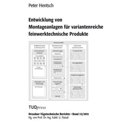 Entwicklung von Montageanlagen für variantenreiche feinwerktechnische Produkte, Taschenbuch von Peter Hentsch, TUDpress, 978-3-95908-045-3