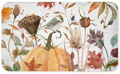 "Stupell Harvest Home Sketchbook Printed Anti-Fatigue Floor Mat, design by Livi and Finn, 30""x18"""