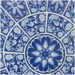 HTI-Living, Gartentisch + Balkontisch, Gartentisch Marocco Blau (57 x 68 cm)