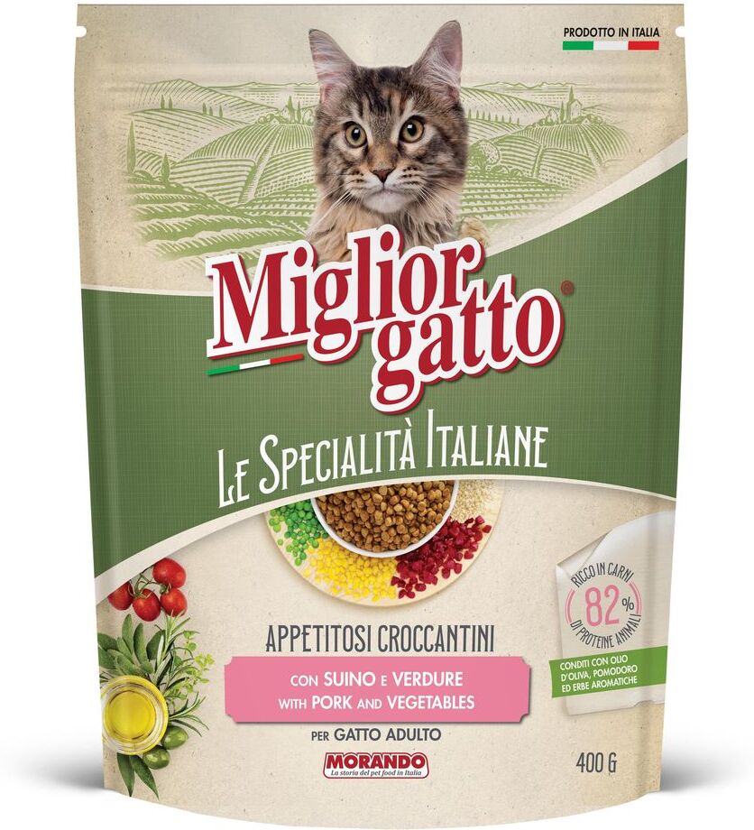 MORANDO Miglior Gatto Suino e Verdure 400G