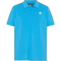 LOTTO Lotto Herren Polo Piqué Baumwolle, Größe S in Blau Blau