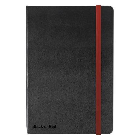 Oxford Black N'Red Business Journal Hard Cover A5 Black (A5, Harter Einband) (400033673)